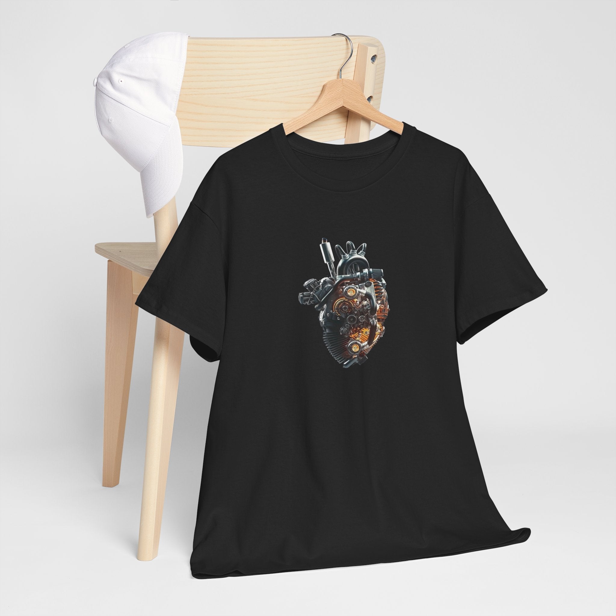 One Heart Beat Motorcycle Riders Heart T-Shirt