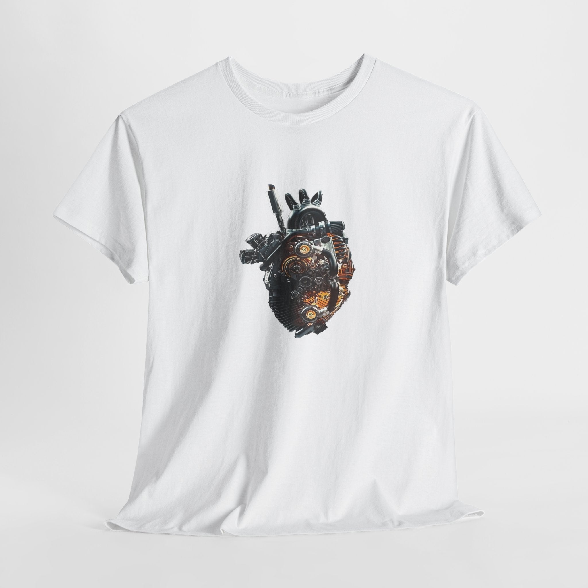 One Heart Beat Motorcycle Riders Heart T-Shirt