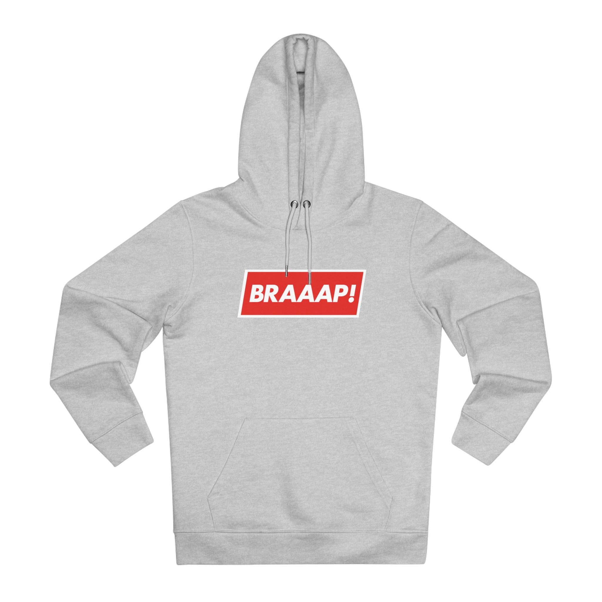 Braaap! Pure Adrenaline Motorcycle MX & Supermoto Heavy Motorcycle Hoodie