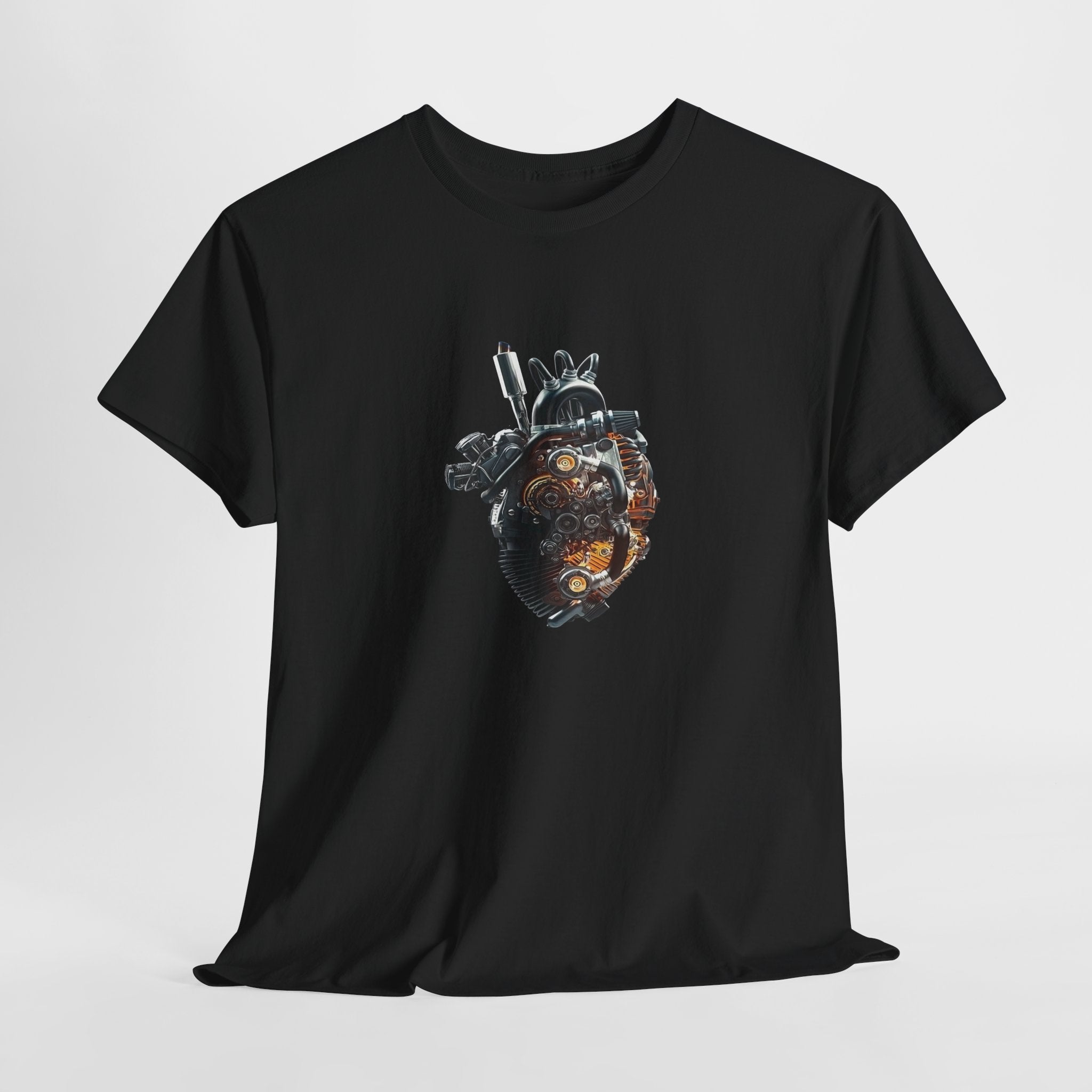 One Heart Beat Motorcycle Riders Heart T-Shirt