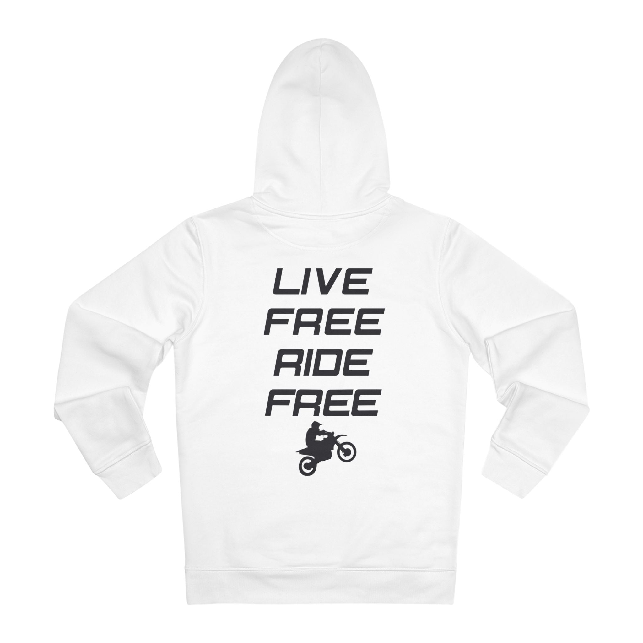 Heavy Supermoto Hoodie, Live Free Ride Free