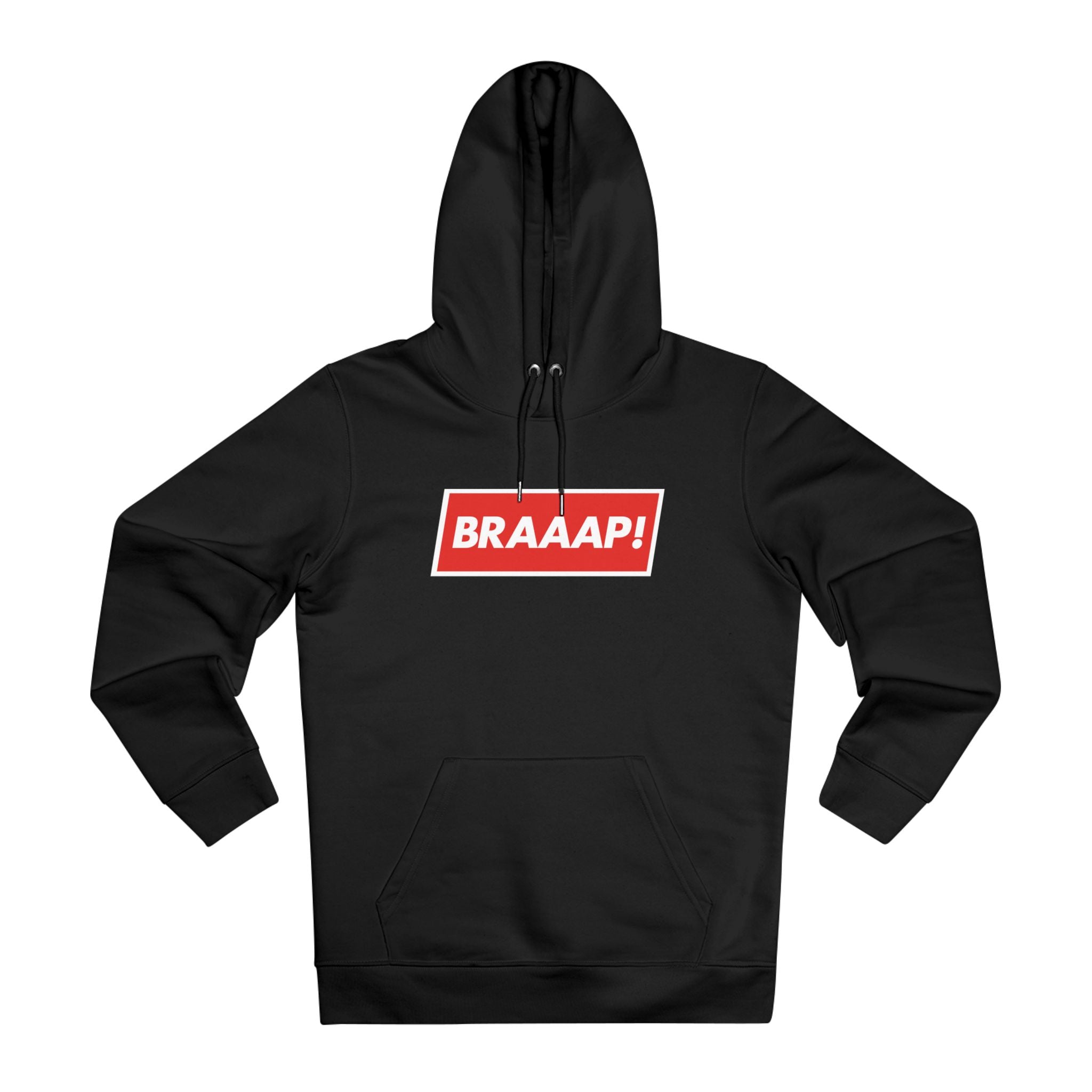 Braaap! Pure Adrenaline Motorcycle MX & Supermoto Heavy Motorcycle Hoodie