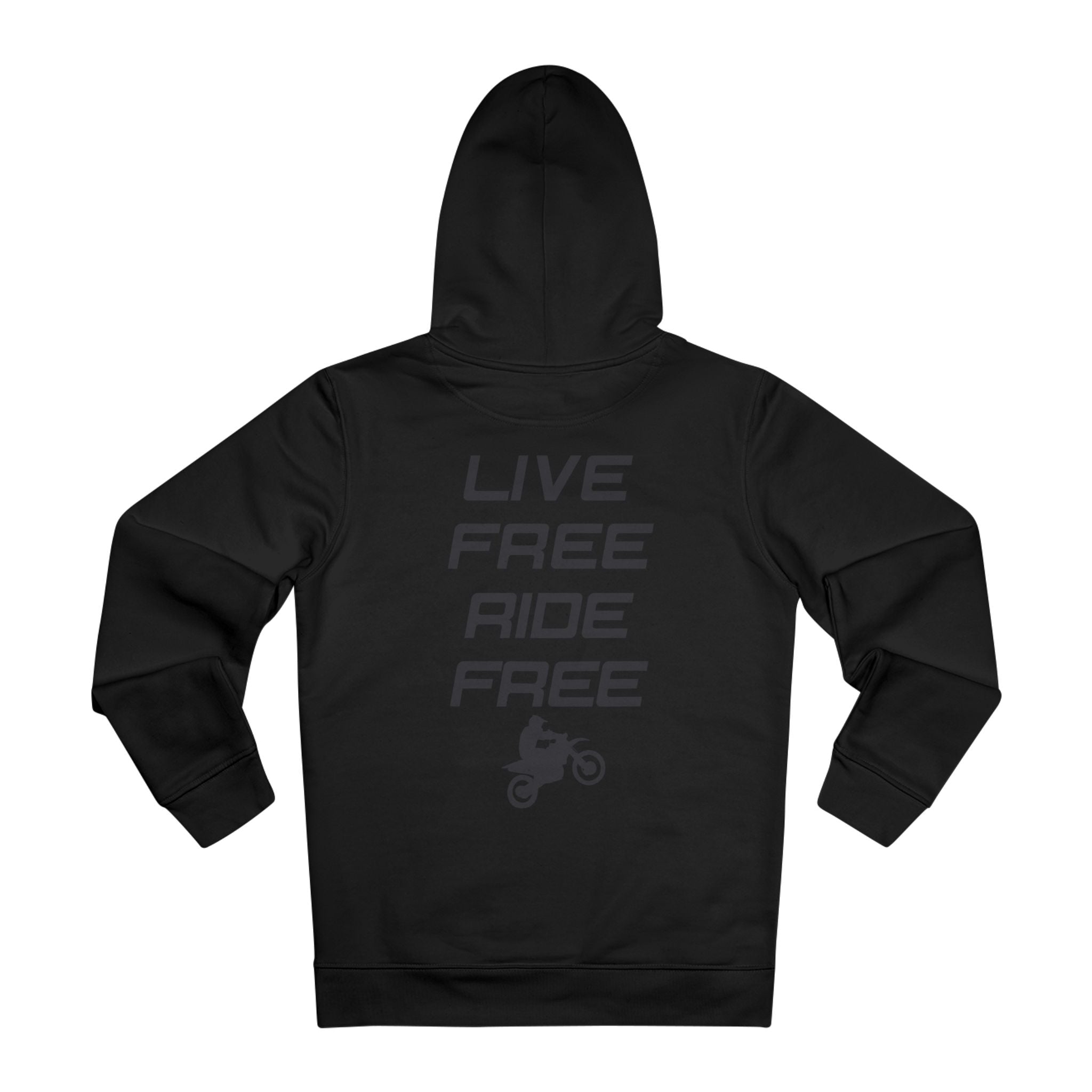 Heavy Supermoto Hoodie, Live Free Ride Free