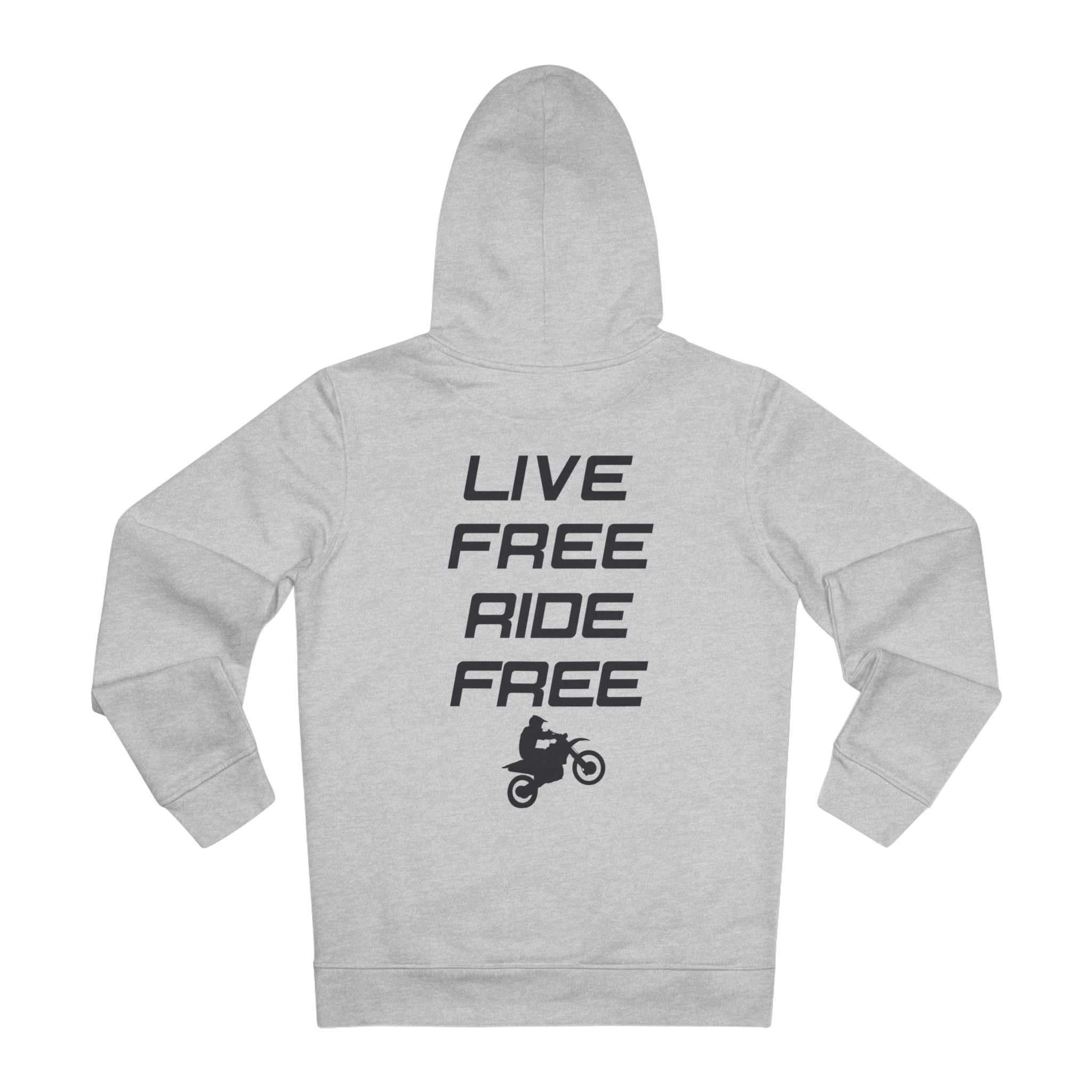 Heavy Supermoto Hoodie, Live Free Ride Free