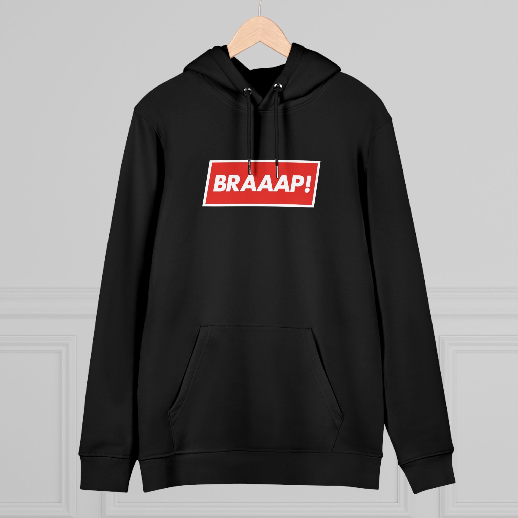 Braaap! Pure Adrenaline Motorcycle MX & Supermoto Heavy Motorcycle Hoodie