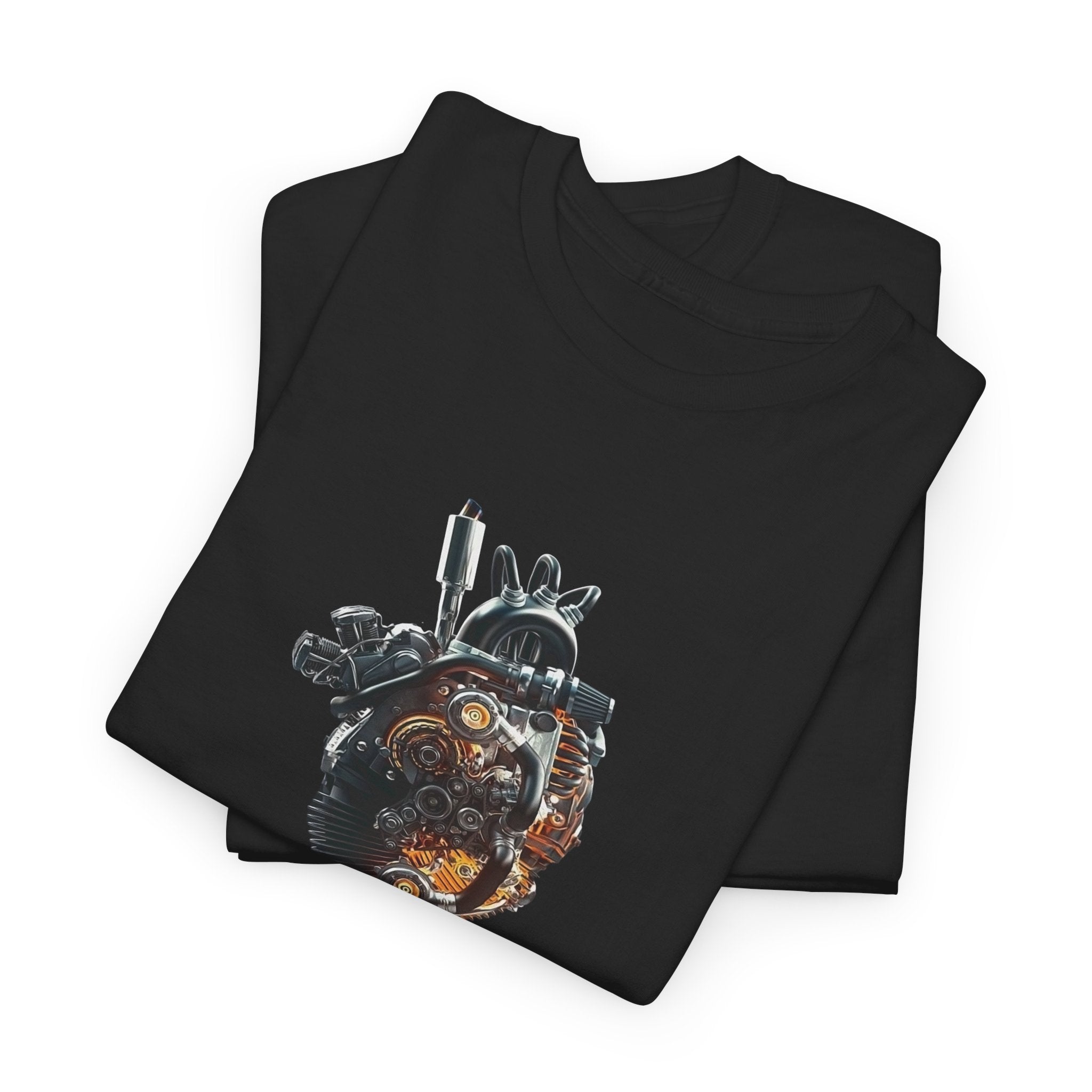 One Heart Beat Motorcycle Riders Heart T-Shirt