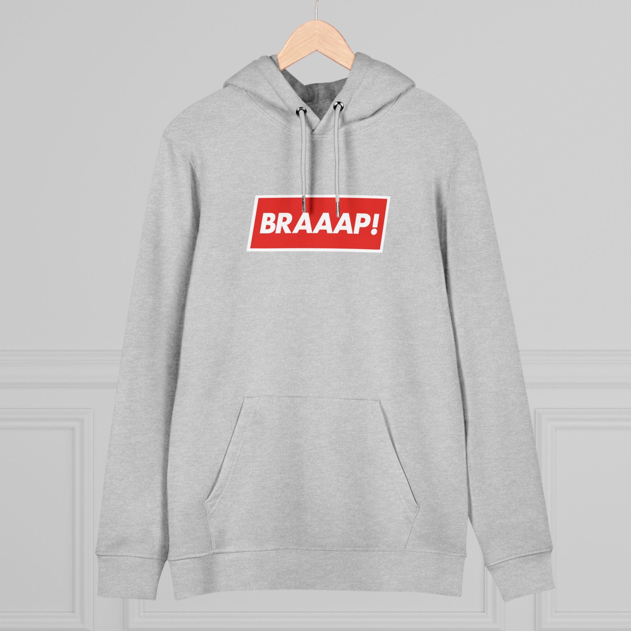 Braaap! Pure Adrenaline Motorcycle MX & Supermoto Heavy Motorcycle Hoodie